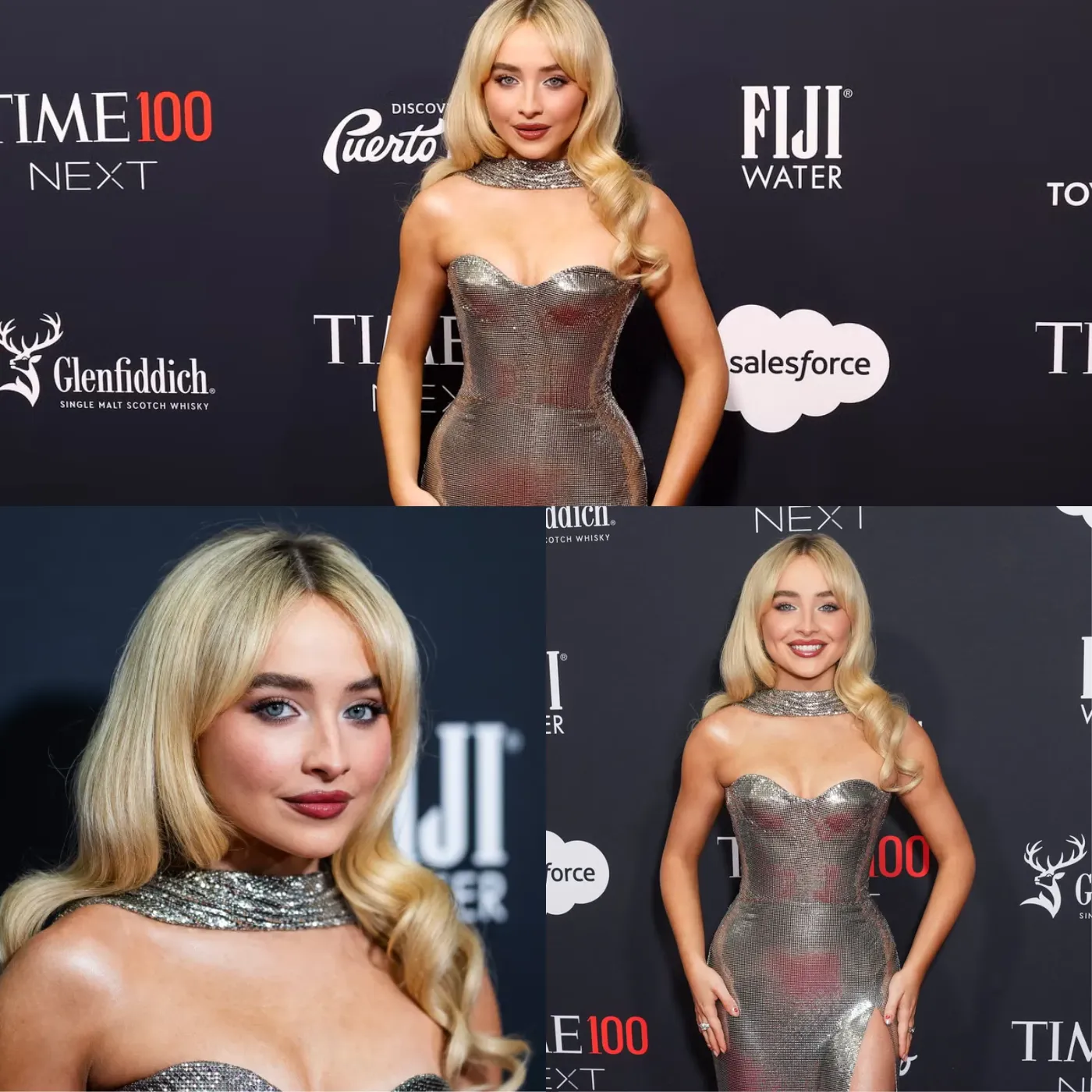 Sabrina Carpenter Wears Versace on the Time100 Next Gala 2024 Red Carpet