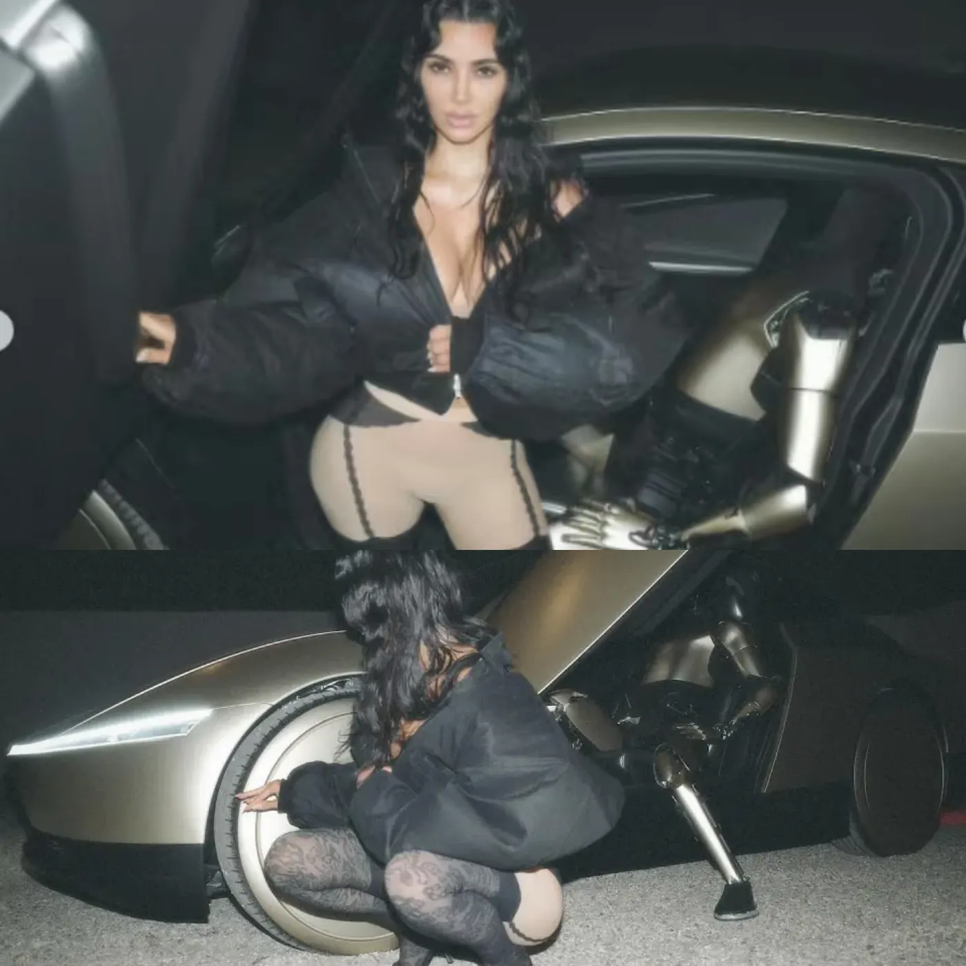 Kim Kardashian Criticized for “Embarrassing” Photo Shoot with Tesla Robot