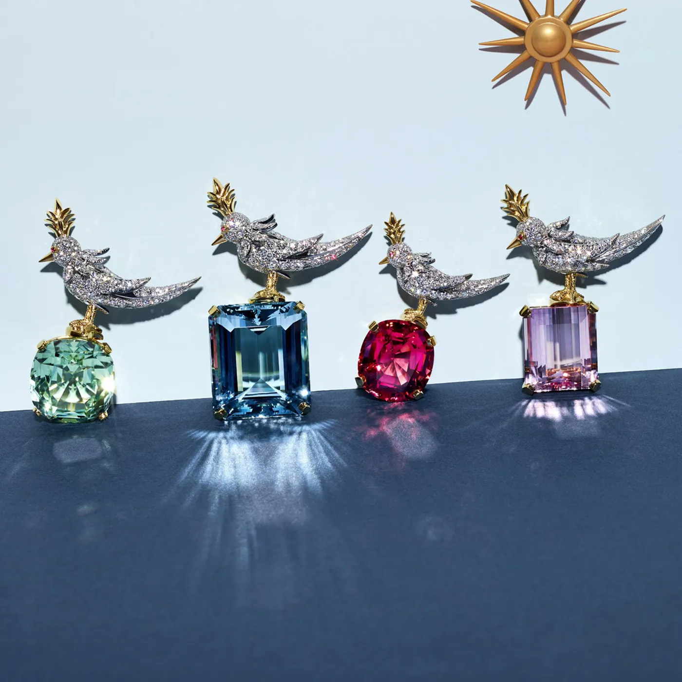 Jean Schlumberger Tiffany Bird on a Rock Brooch, A Fine Art Jewelry Piece, Celebrating Grace and Elegance