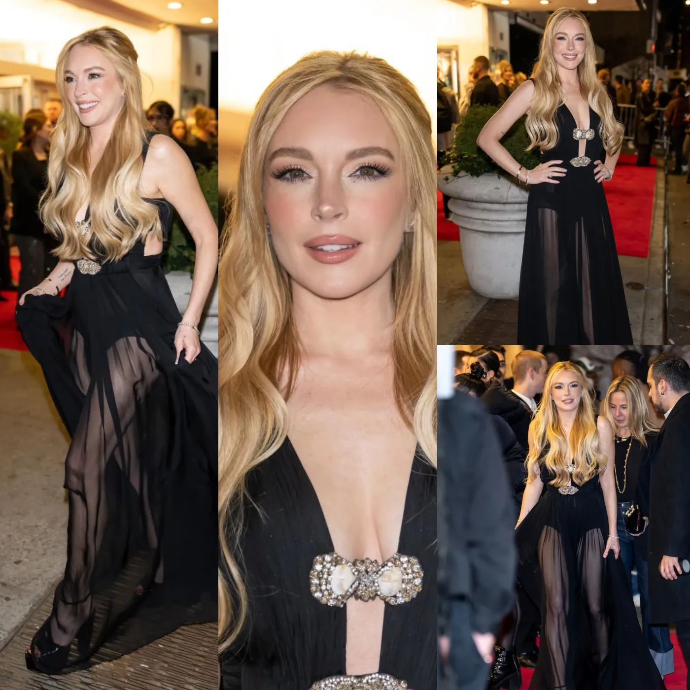 Lindsay Lohan Stuns in Daring Dress: An Ageless Icon