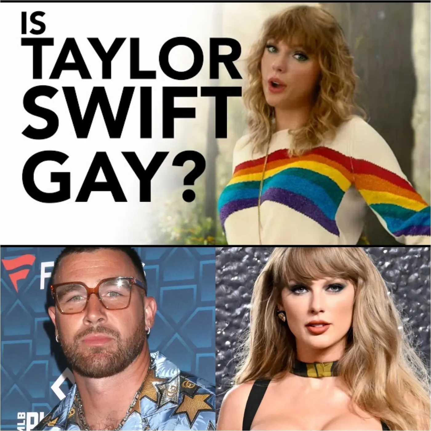 After coming out as a lesbian, Taylor Swift reveals that her relationship with Travis Kelce was a cover-up.