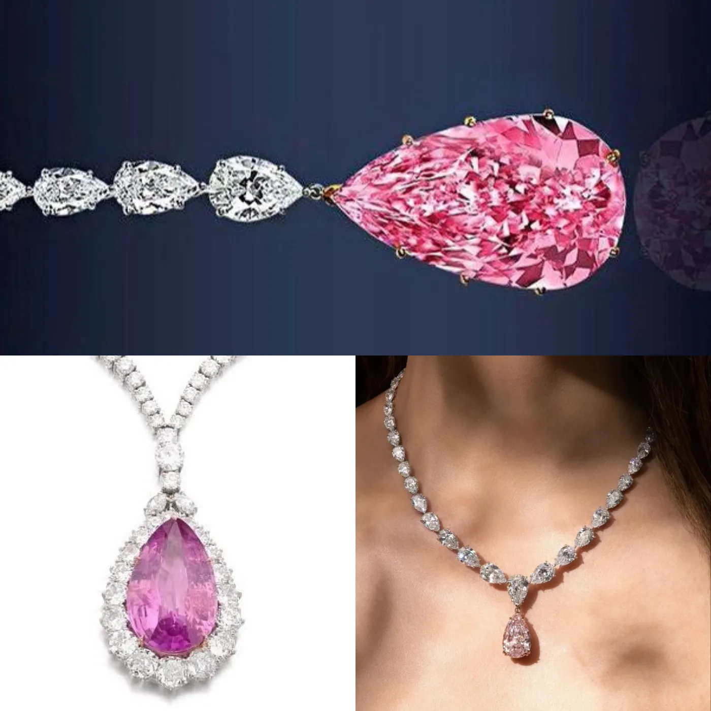 Diamond Necklace The Pink Star, A Symbol of Perfection and Luxury