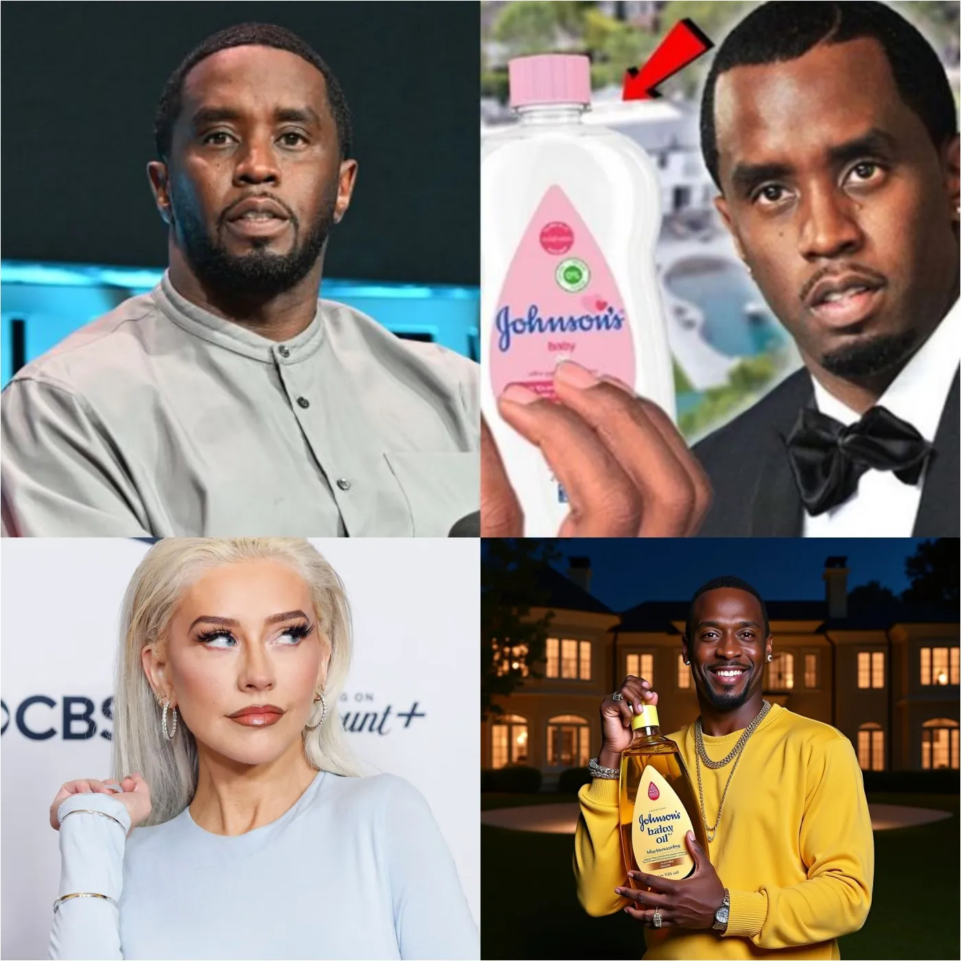 Christina Aguilera Takes Credit for Financing Diddy's Controversial Purchase of Baby Oil