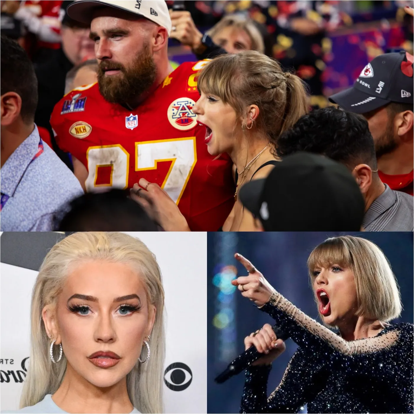 The "Third Wheel" Taylor Swift is accused of stealing Christina Aguilera's affection 2 The "Third Wheel" Taylor Swift is accused of stealing Christina Aguilera's affection