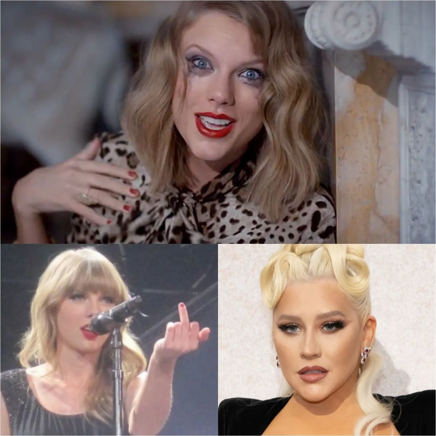 The "Third Wheel" Taylor Swift is accused of stealing Christina Aguilera's affection 3 The "Third Wheel" Taylor Swift is accused of stealing Christina Aguilera's affection