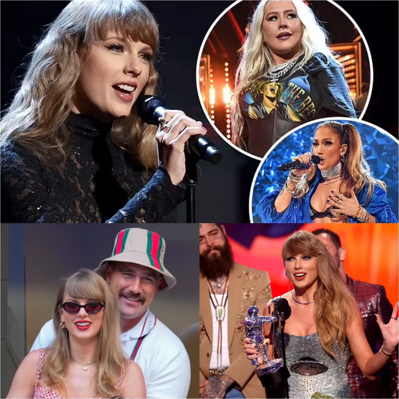 The "Third Wheel" Taylor Swift is accused of stealing Christina Aguilera's affection