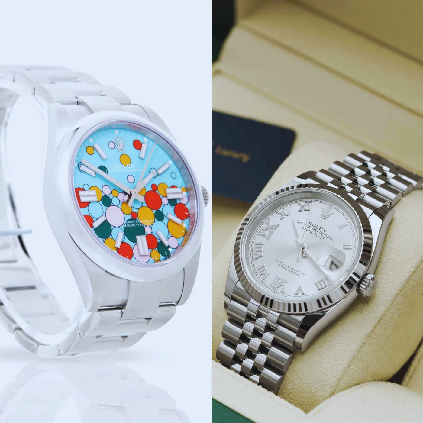 Rolex Oyster Perpetual - A Masterpiece of Luxury, Precision and Vibrant Colors