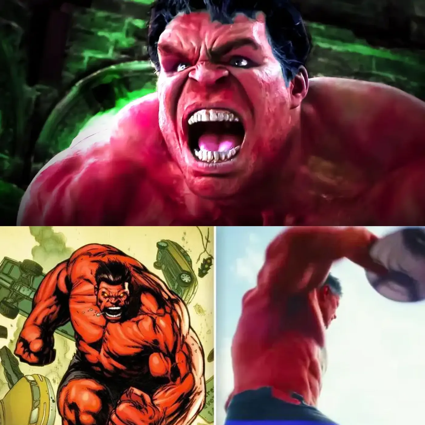 MCU’s Red Hulk Design Leaked for 2025 Movie