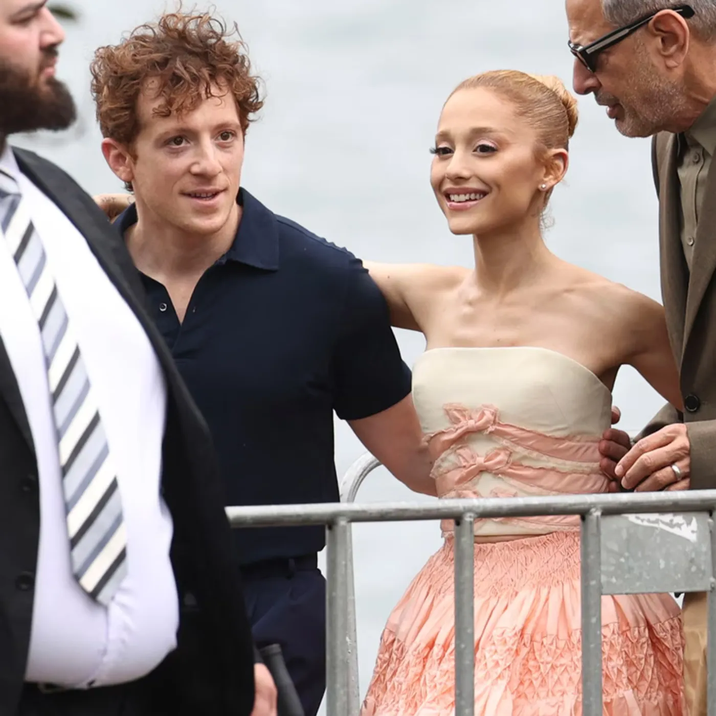 Ariana Grande’s Boyfriend Ethan Slater Slips on Rain-Soaked Floor at Wicked UK Premiere