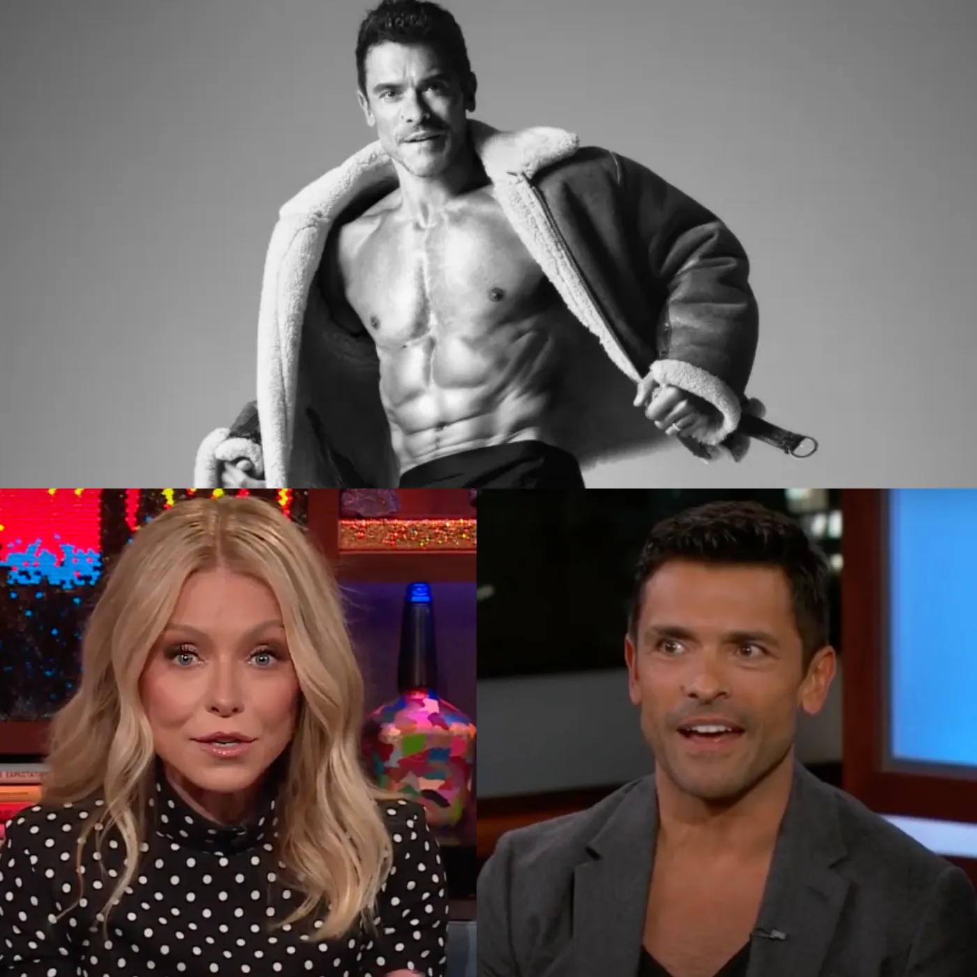 Mark Consuelos "Shows Off" His Golden Physique, Kelly Ripa Shares a Hilarious Reaction!