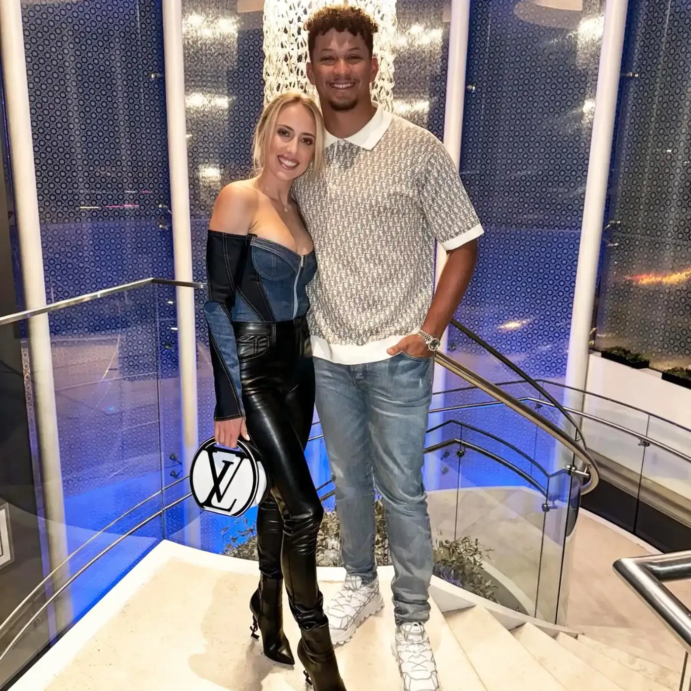 Patrick Mahomes Sends Pregnant Wife Brittany a Rose Bouquet