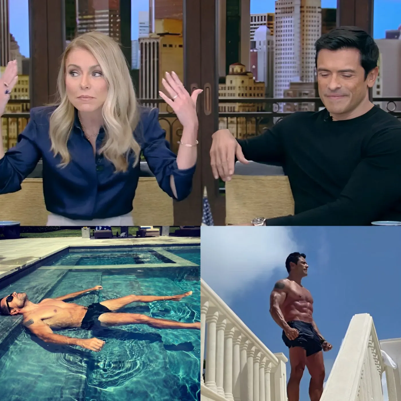 Mark Consuelos "Shows Off" His Body a Bit Too much Kelly Ripa Responds Sharply