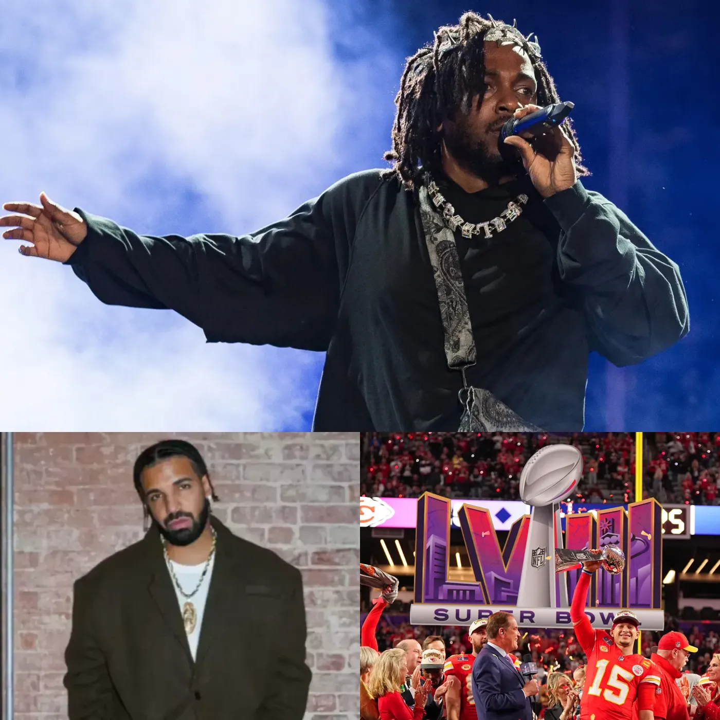 Kendrick Lamar surprises with an album aimed at 'trample' Drake Feud and Lil Wyne at the Super Bowl. 