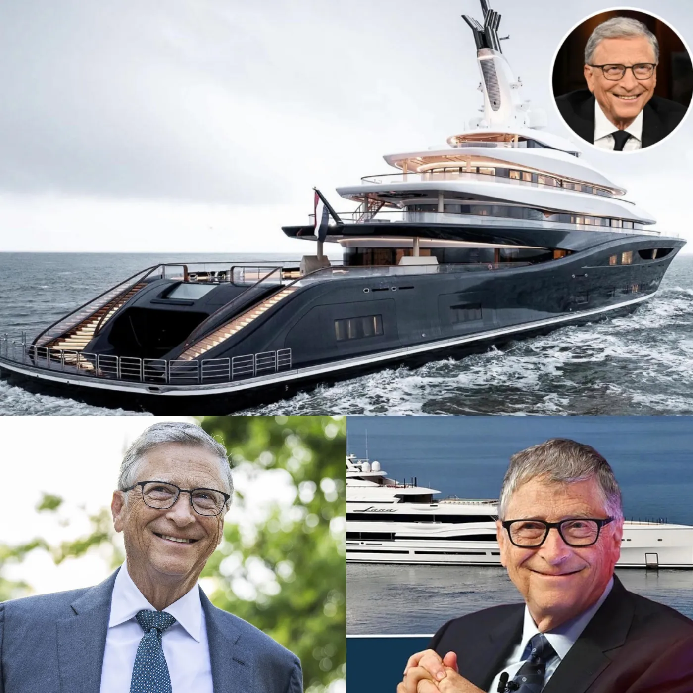 Bill Gates spends 650 million dollars for fun but still has to protect the environment