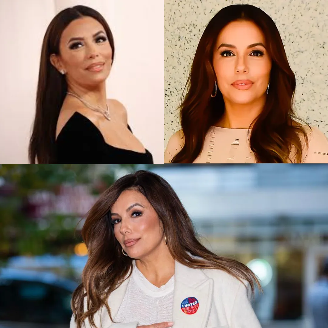 Eva Longoria Stuns in a Dazzling Golden Gown with Demi Moore and A-Listers