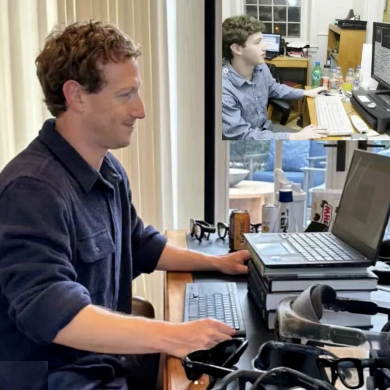 Mark Zuckerberg shows off photos celebrating Facebook's 20th anniversary