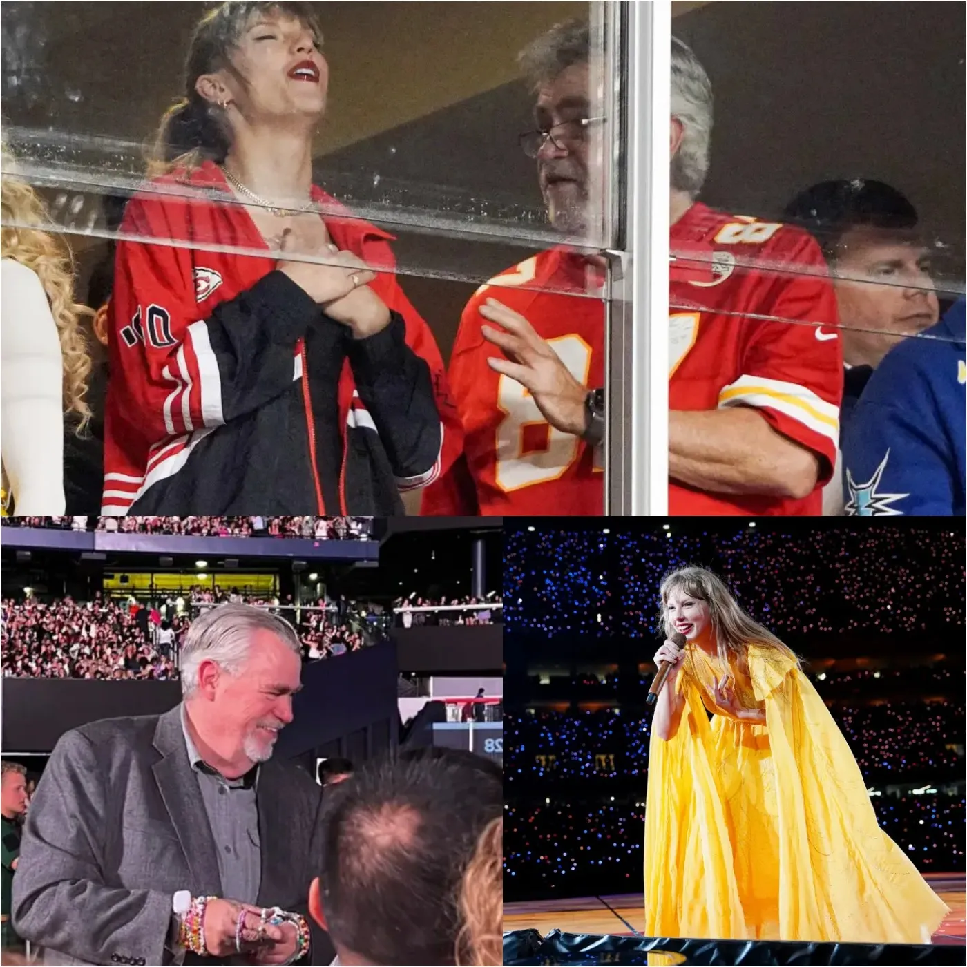 Ed Kelce Attends Final Night of Taylor Swift's Eras Tour in Toronto