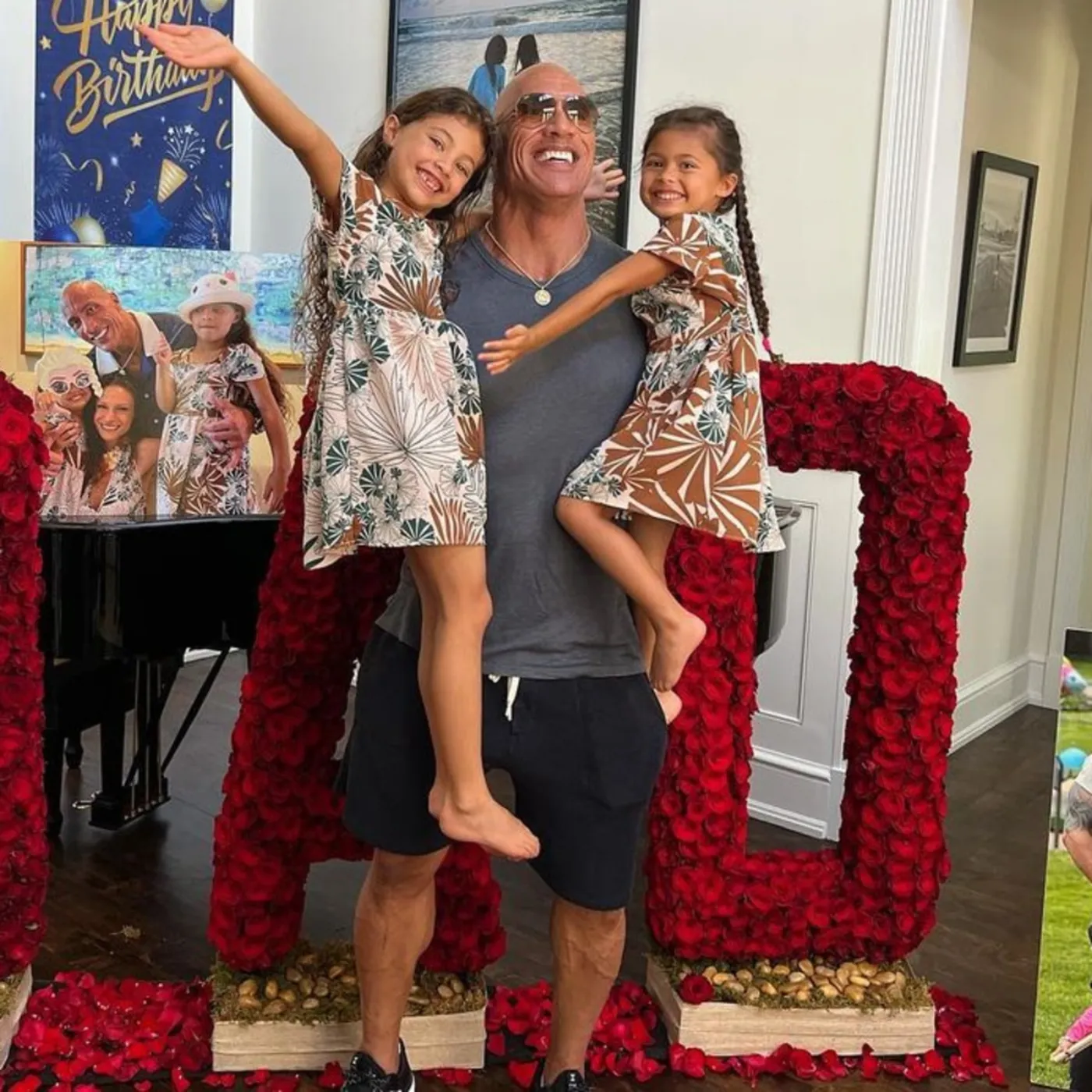 Dwayne Johnson Brings Daughters Jasmine and Tiana to Make-A-Wish Visit in Hawaii: ‘Two Little Tornadoes’