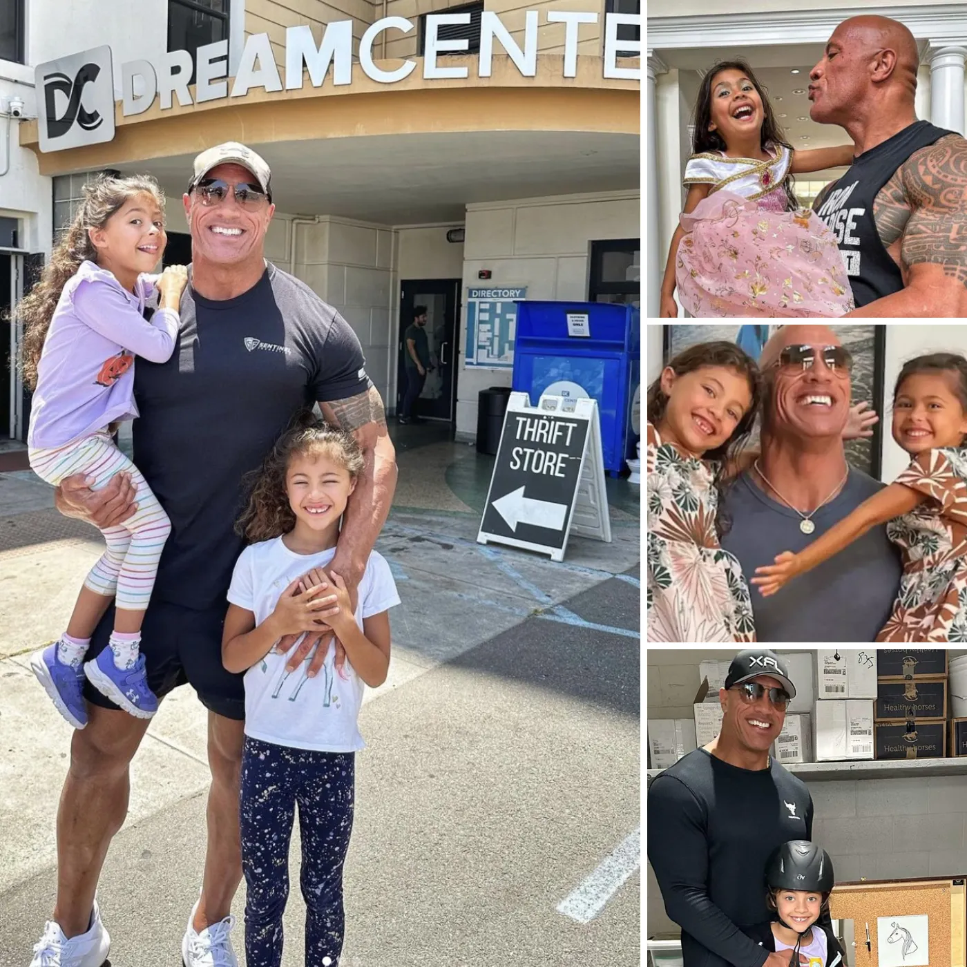 Dwayne Johnson Brings Daughters Jasmine and Tiana to Make-A-Wish Visit in Hawaii: ‘Two Little Tornadoes’