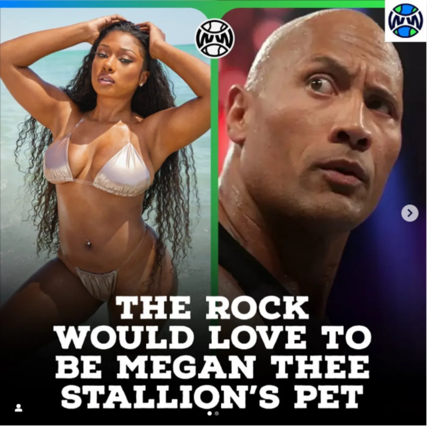 Dwayne 'The Rock' Johnson Wants to Be Megan Thee Stallion’s Pet—Her Response is Hilarious