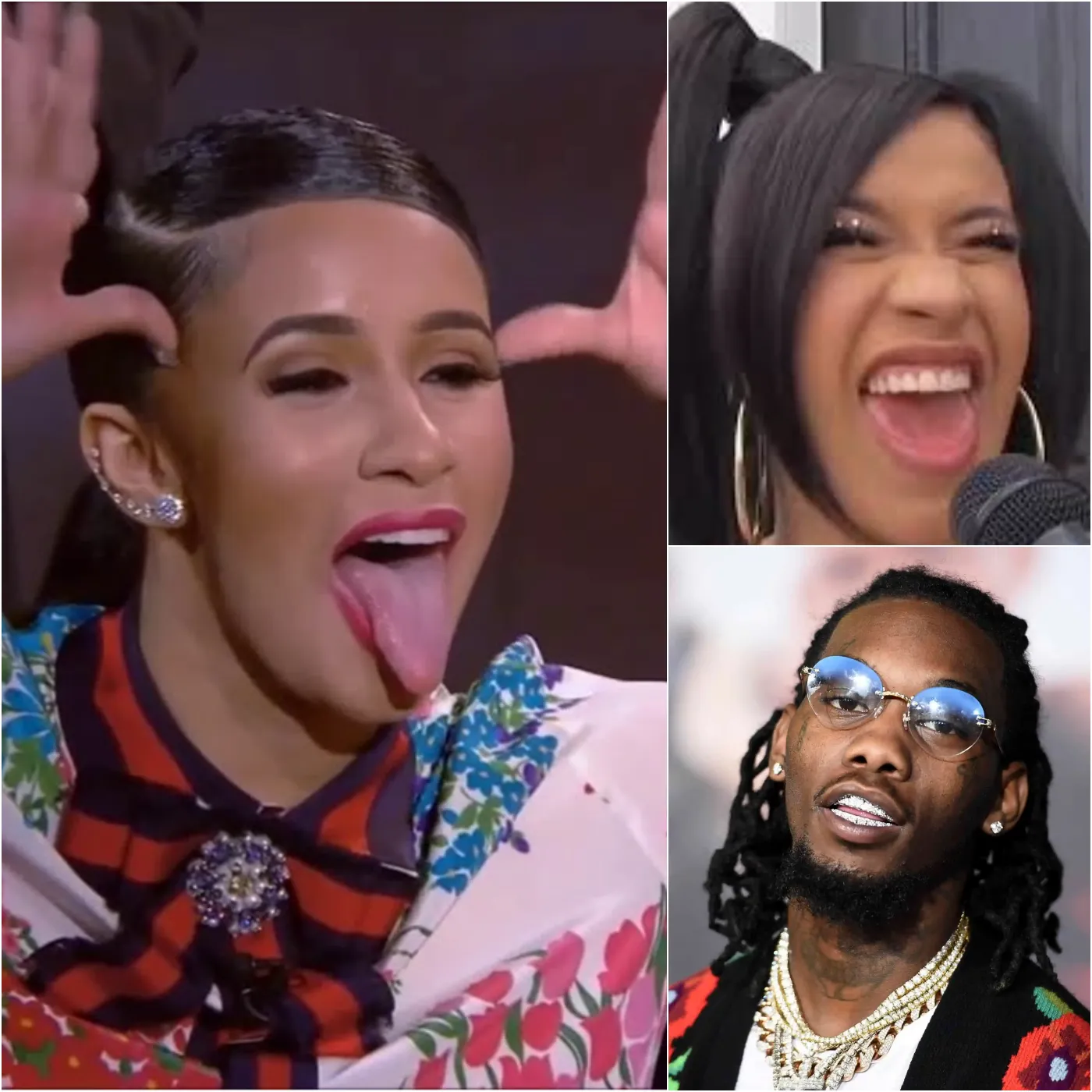 Cardi B 'laughed off' Offset's threat. 