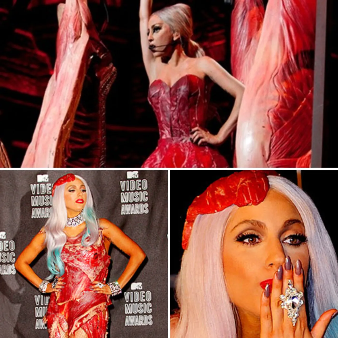 The Unsolved Mystery of Lady Gaga's Red Denim Dress, 10 Years Later