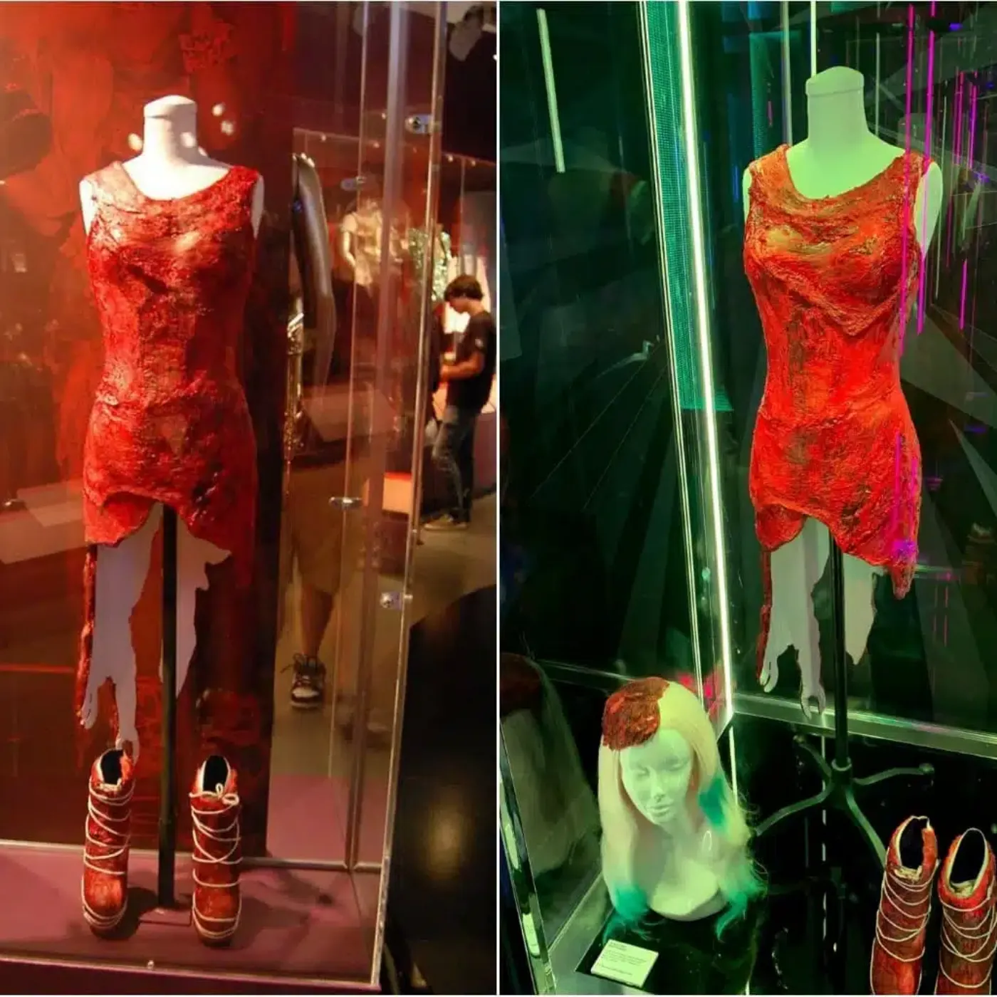 The Unsolved Mystery of Lady Gaga's Red Denim Dress, 10 Years Later