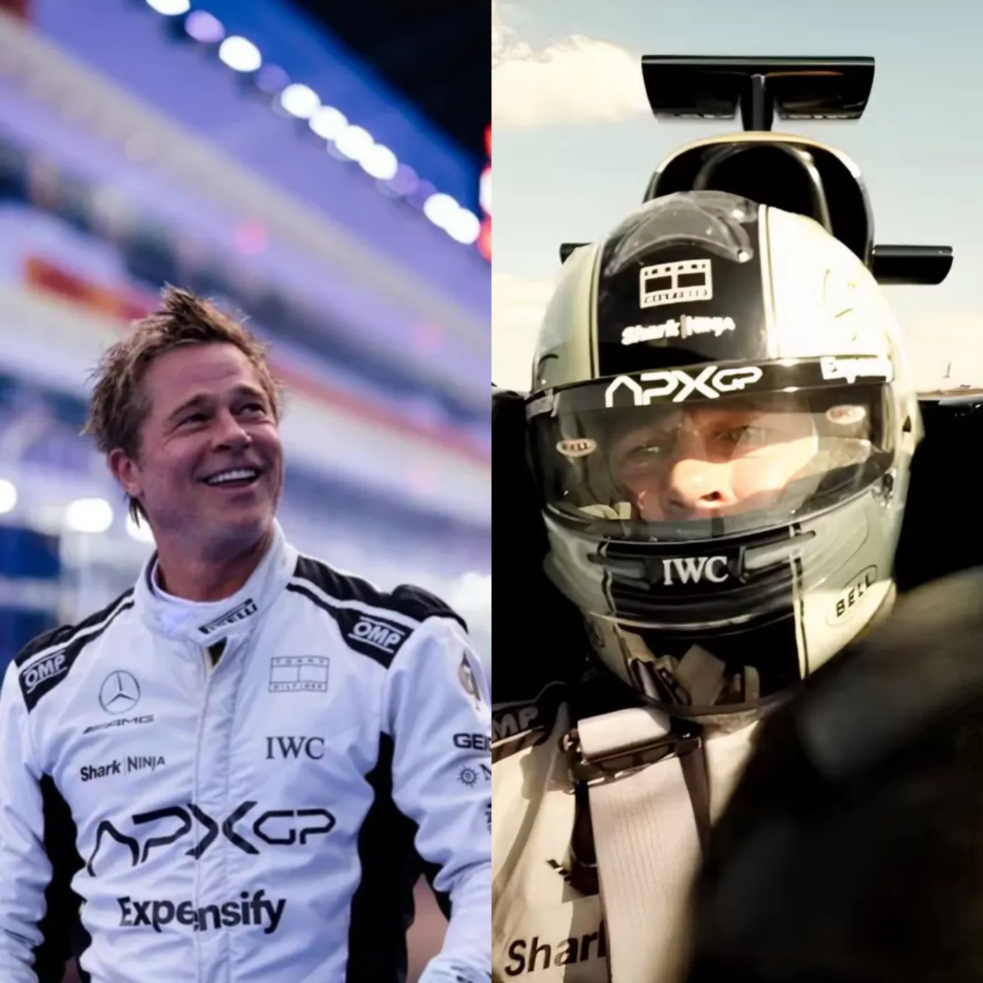Shock: Brad Pitt "fainted" in the middle of the F1 filming set, deemed "overdoing it."