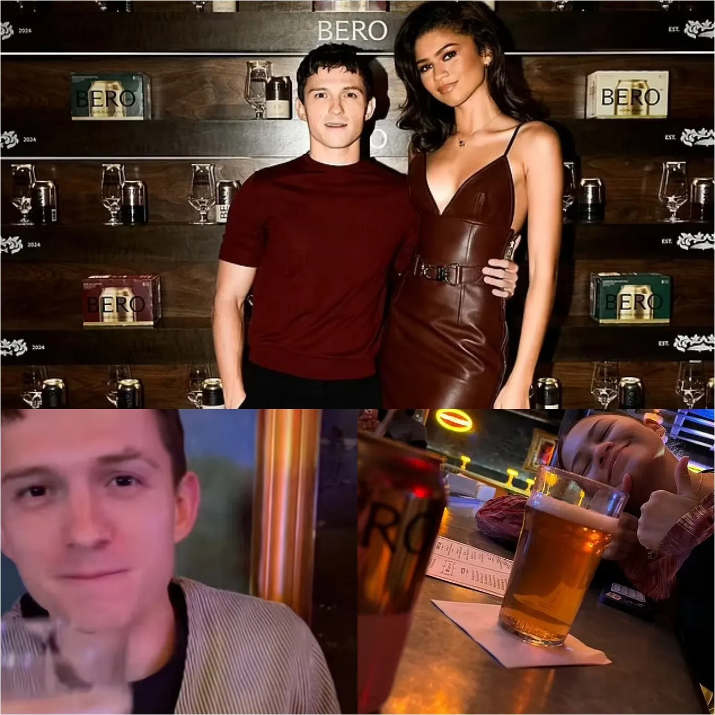 Tom Holland and Zendaya Enjoy Casual Date Night at Foxhole Bar in Boston