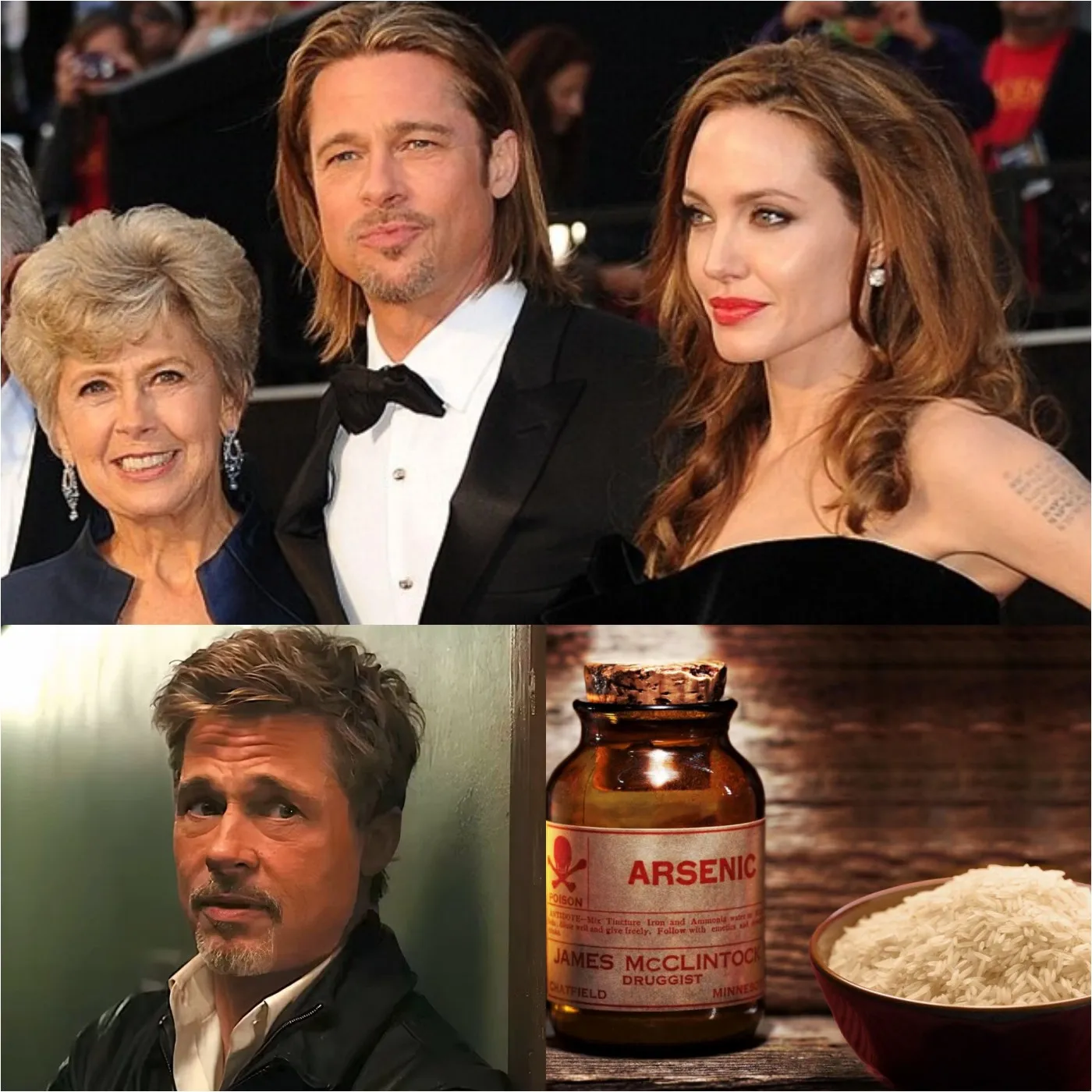 Brad Pitt Accuses Angelina Jolie of Poisoning Him with Arsenic
