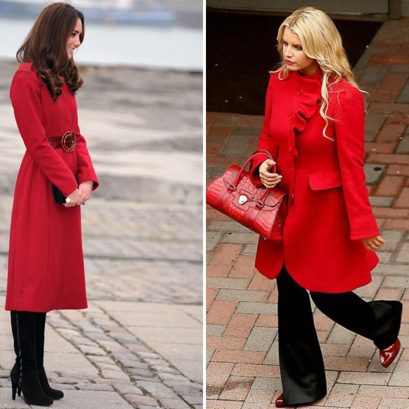 The Trend is Back: Mix Red Coats to Shine Like Hollywood Stars