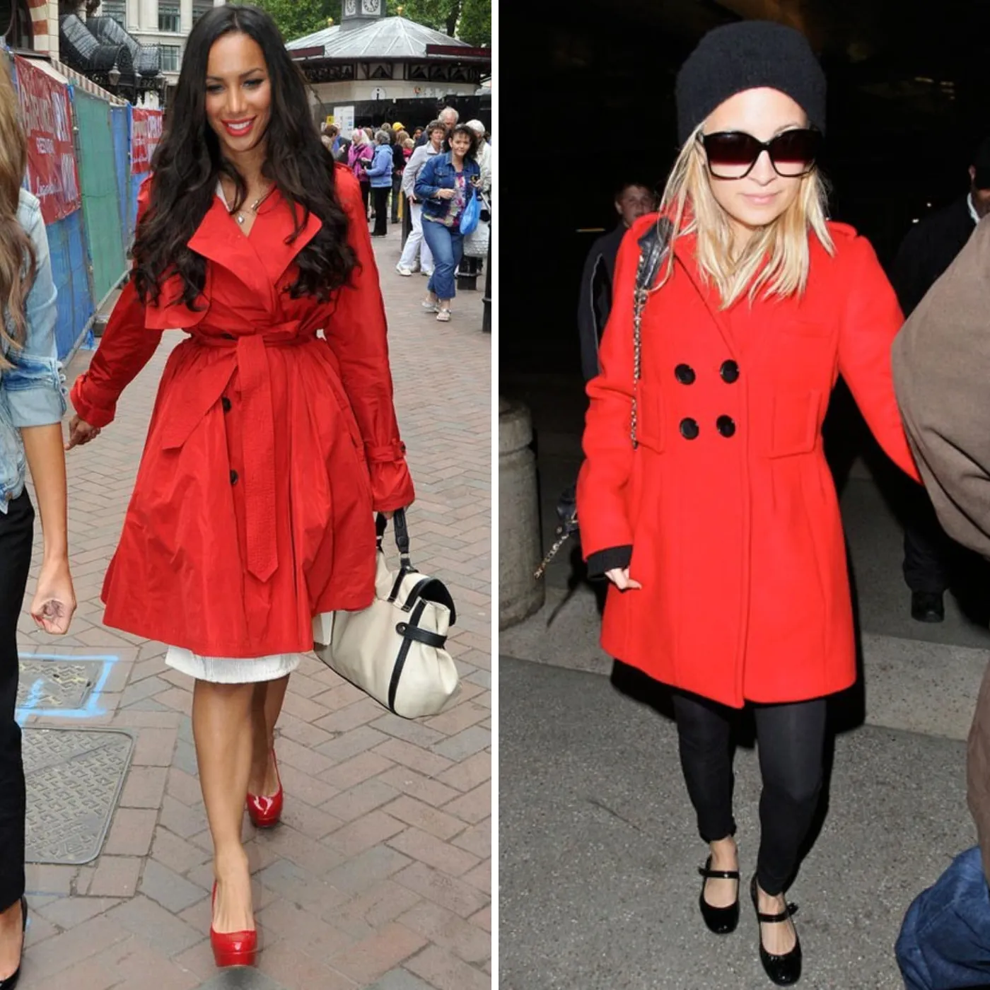 The Trend is Back: Mix Red Coats to Shine Like Hollywood Stars