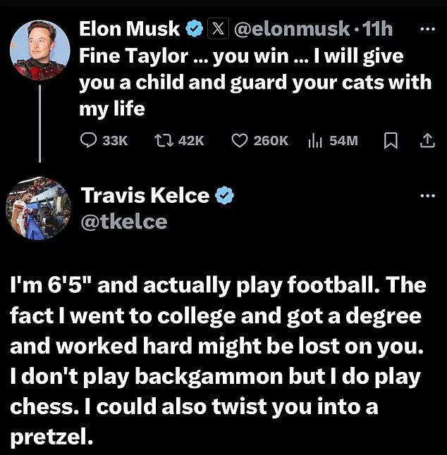 Elon Musk Fires Back at Travis Kelce's Criticism of X App 2 Fox analyst Colin Cowherd duped by Travis Kelce tweet hitting back at Elon Musk for creepy Taylor Swift post | Daily Mail Online
