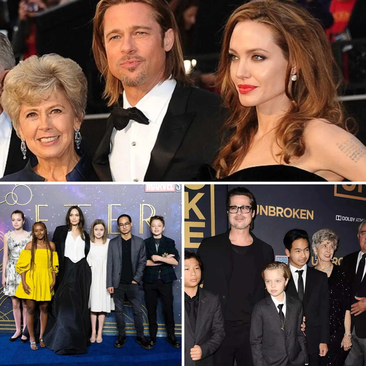 Angelina Jolie cruelly forbids grandmother from seeing grandson 3 Angelina Jolie's Two-Faced