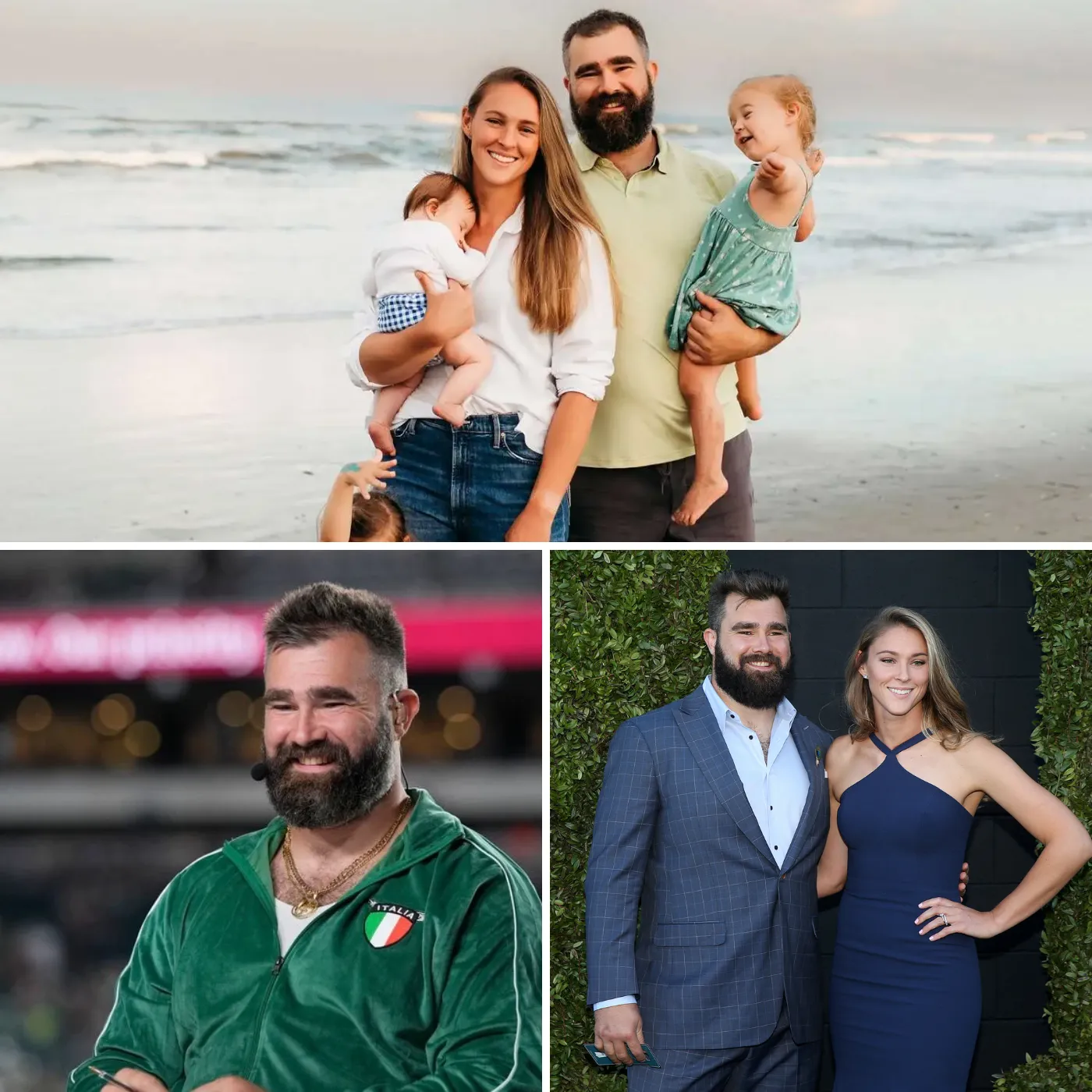 Kylie Kelce, wife of football player Jason Kelce is pregnant and the player's unique way of warming up their love
