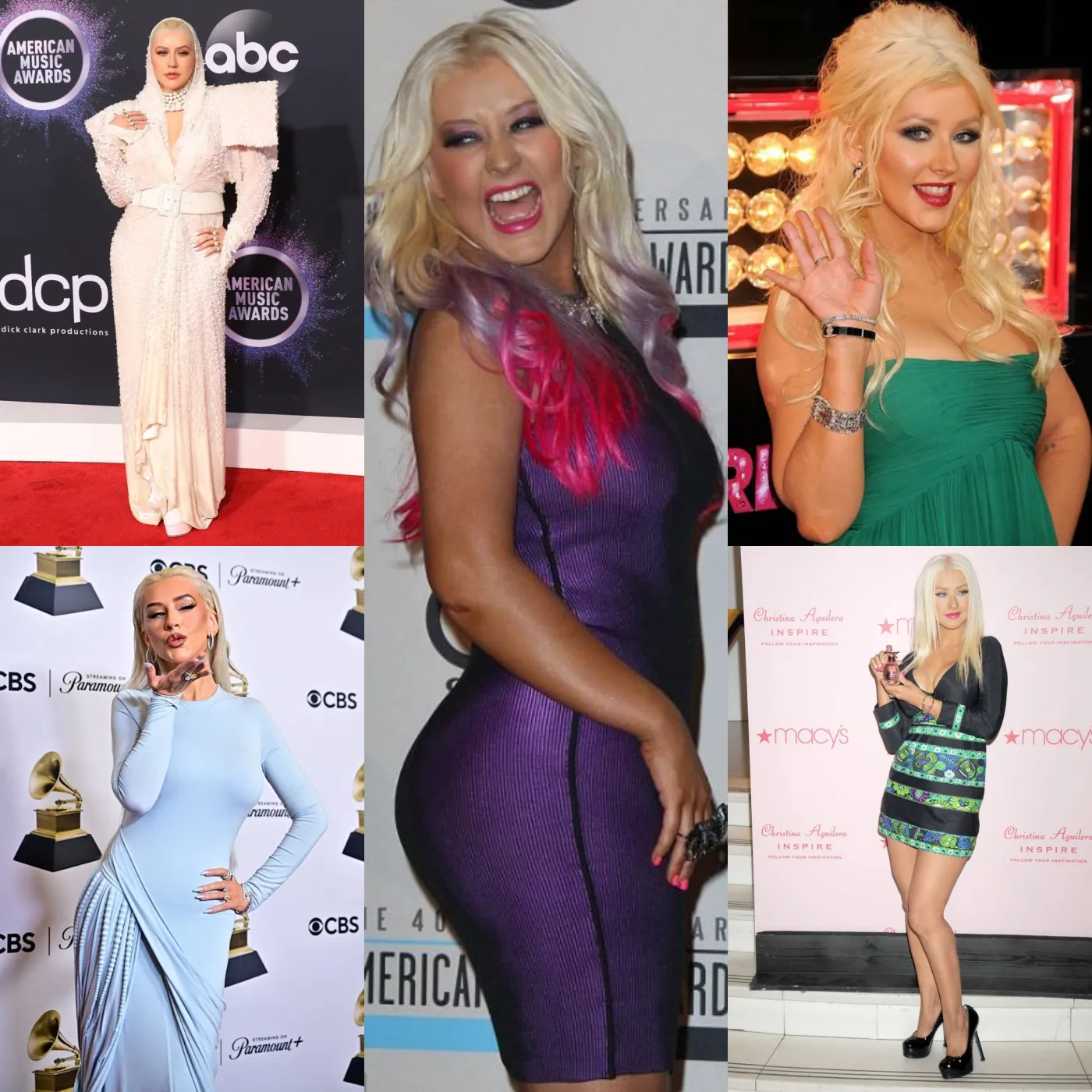 Christina Aguilera Shines in Yellow Leggings at H&M Opening Ceremony