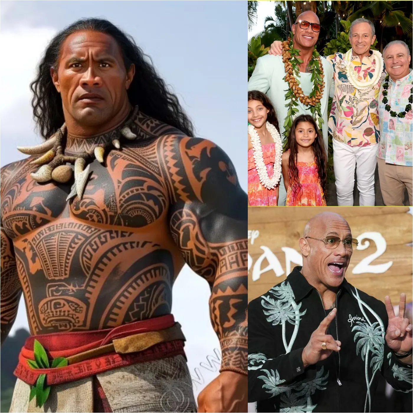Dwayne Johnson Shares Heartwarming Story About His Daughters in Moana 2