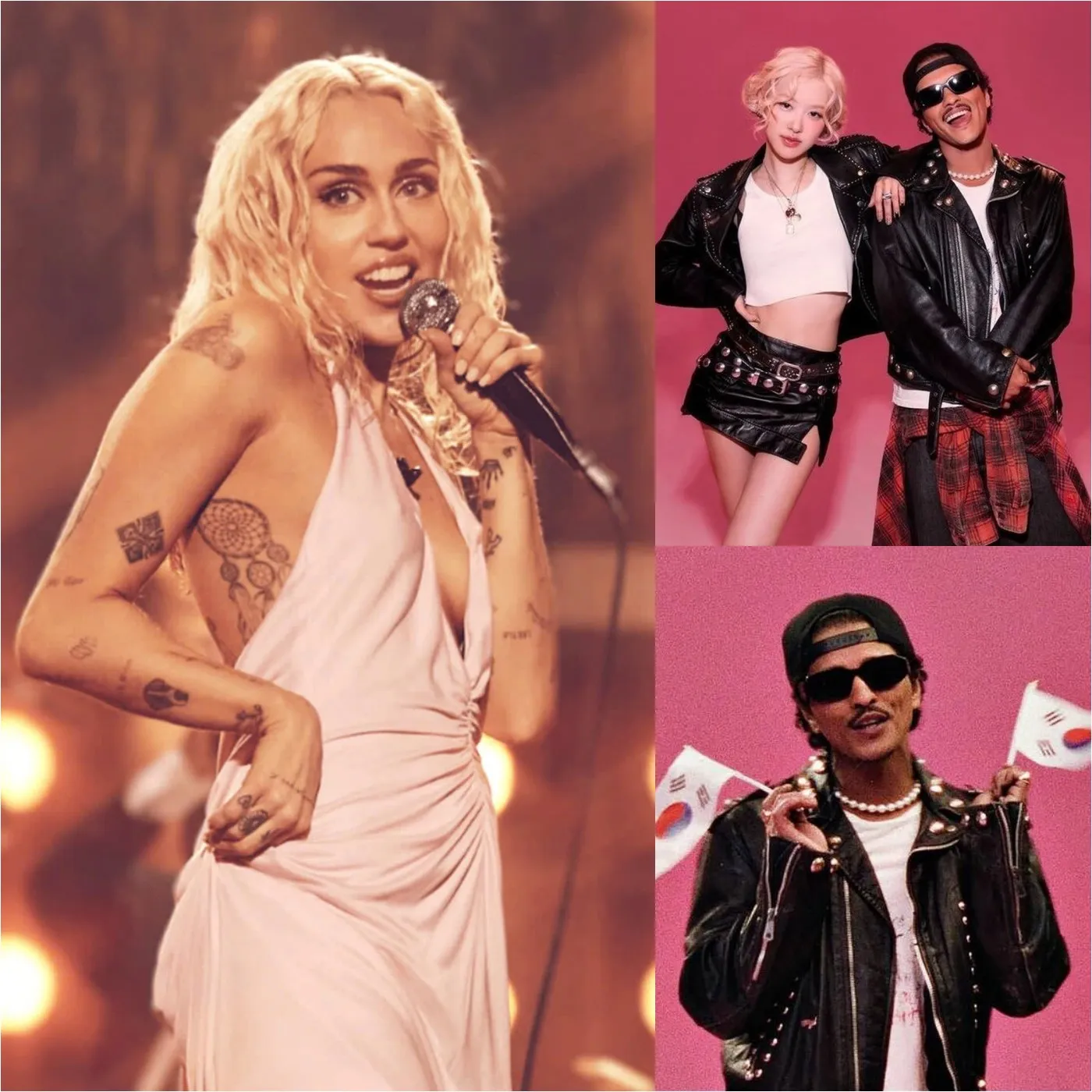 Miley Cyrus Accuses Bruno Mars of Plagiarism Over Grammy-Winning Hit 'APT.'