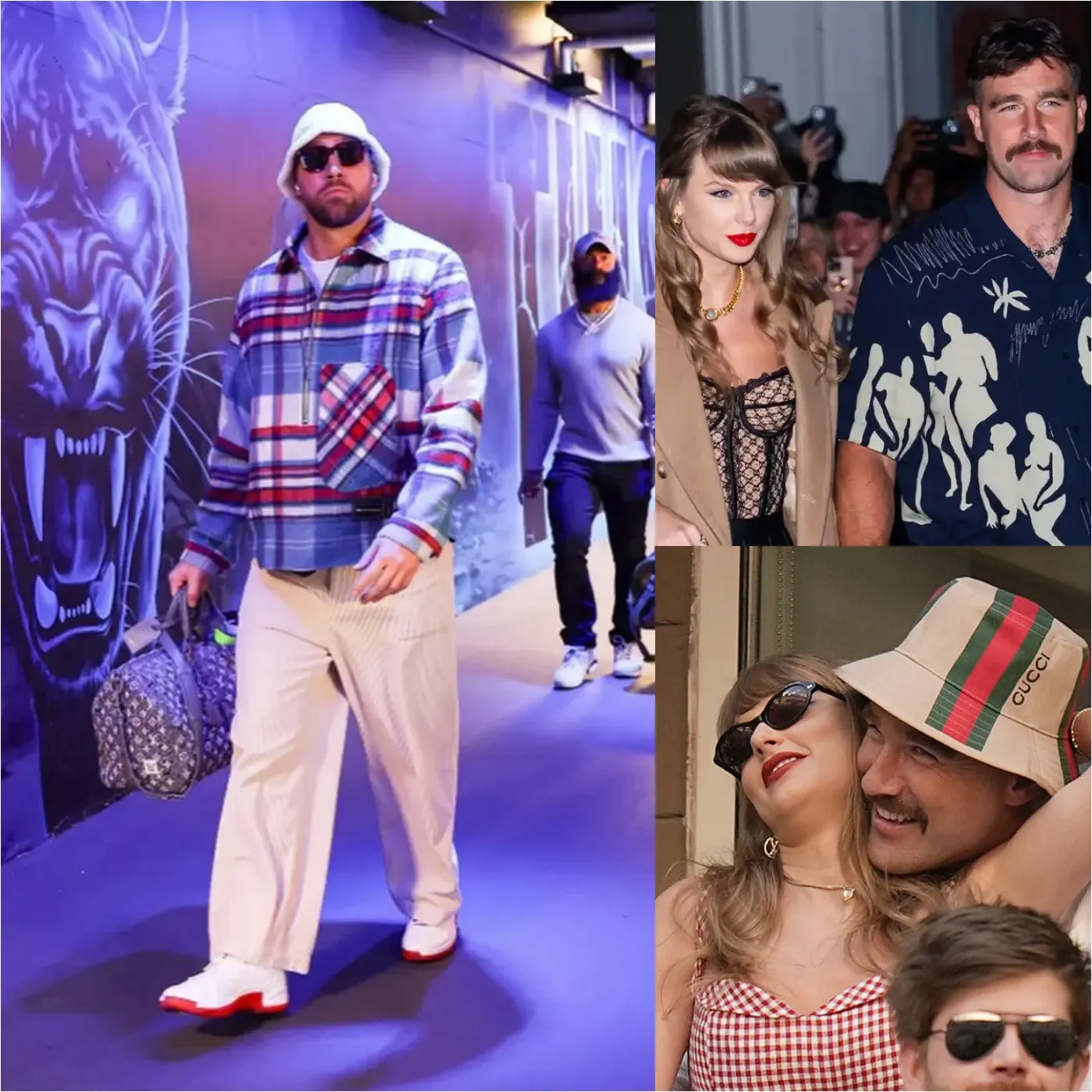 Travis Kelce’s Game Day Look Matches Taylor Swift’s Plaid Obsession: “Travis Isn’t Polished”