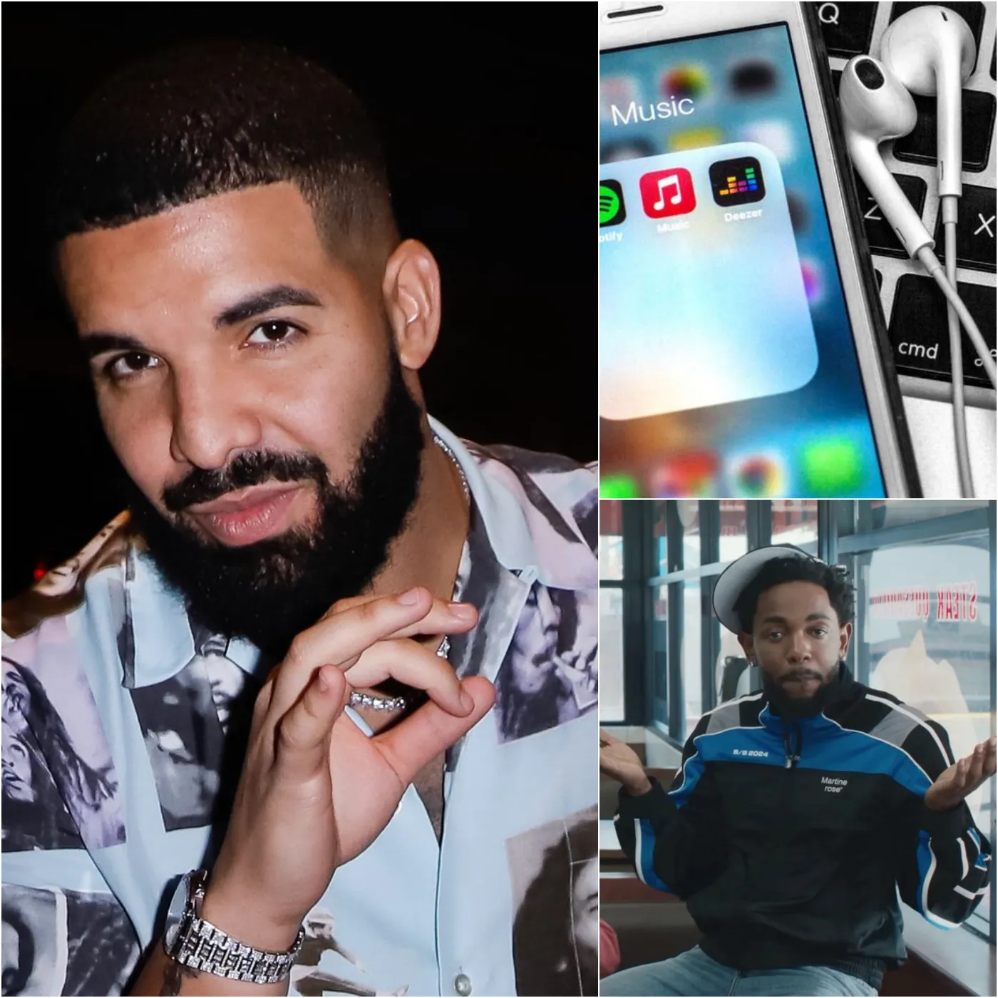 Drake accuses UMG and Spotify of manipulating charts related to Kendrick Larma.