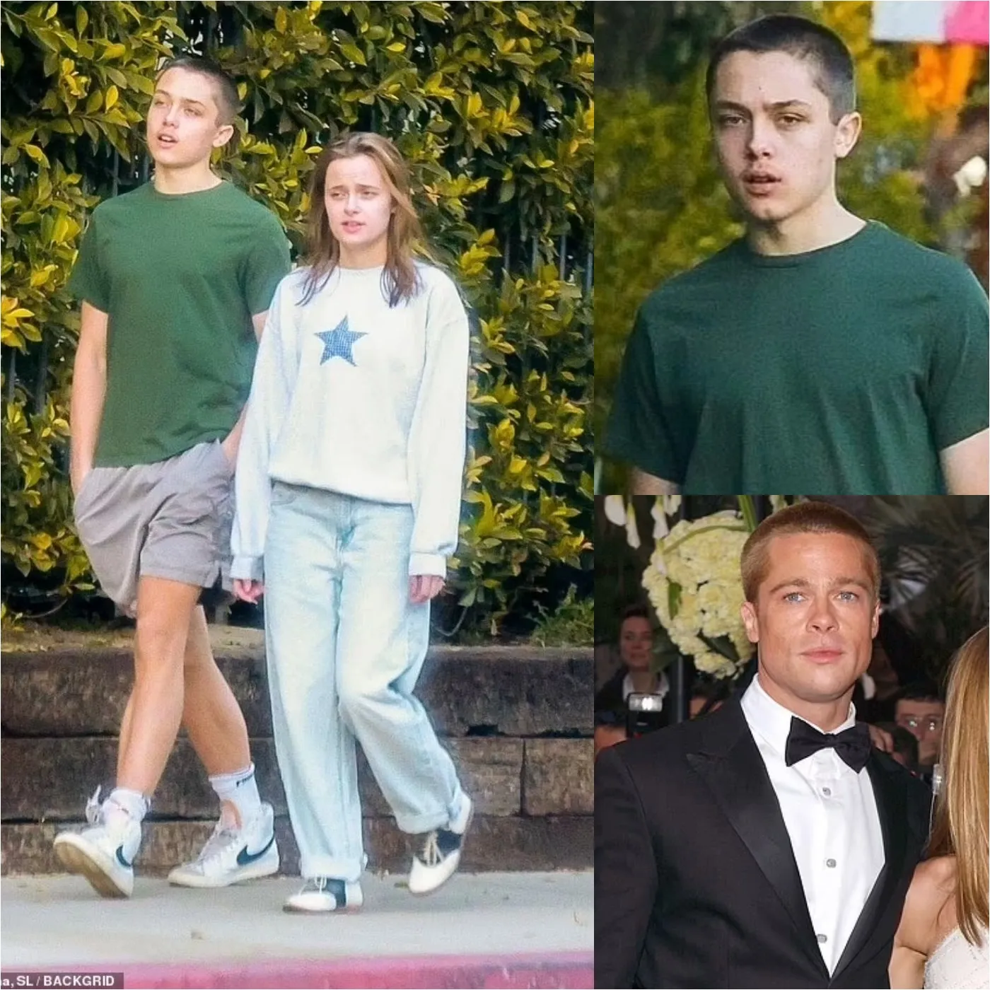 Knox and Vivienne Jolie-Pitt Resemble Famous Parents During LA Outing