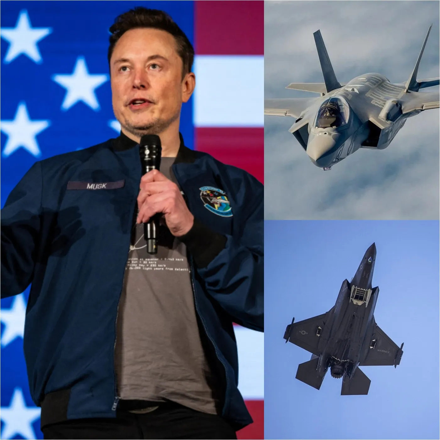 Elon Musk Criticizes F-35 Fighter Jet’s "Terrible Design" and Emphasizes the Future of UAVs