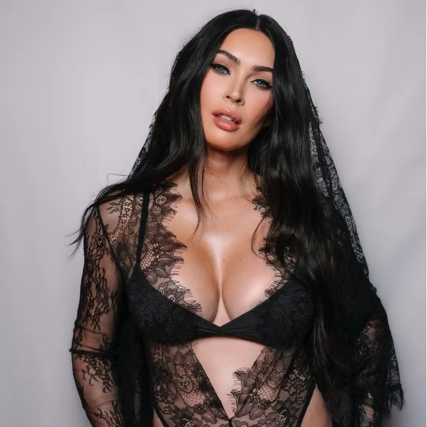 Megan Fox Flaunts Baby Bump in Gothic Bridal Look—Breaking the Internet Again!