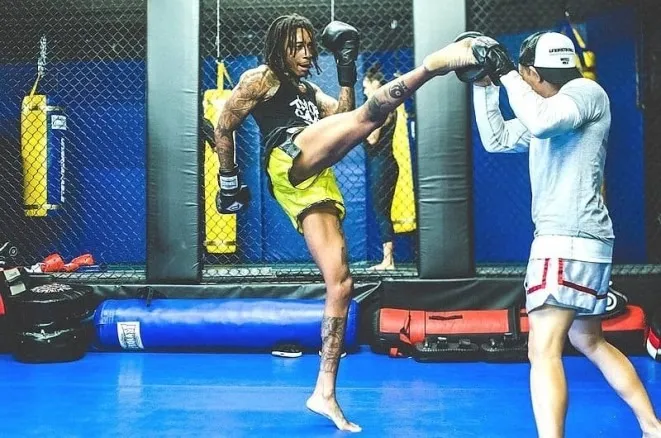 Wiz Khalifa Surprises Fans with Huge Muay Thai Improvement New Direction for the Rapper