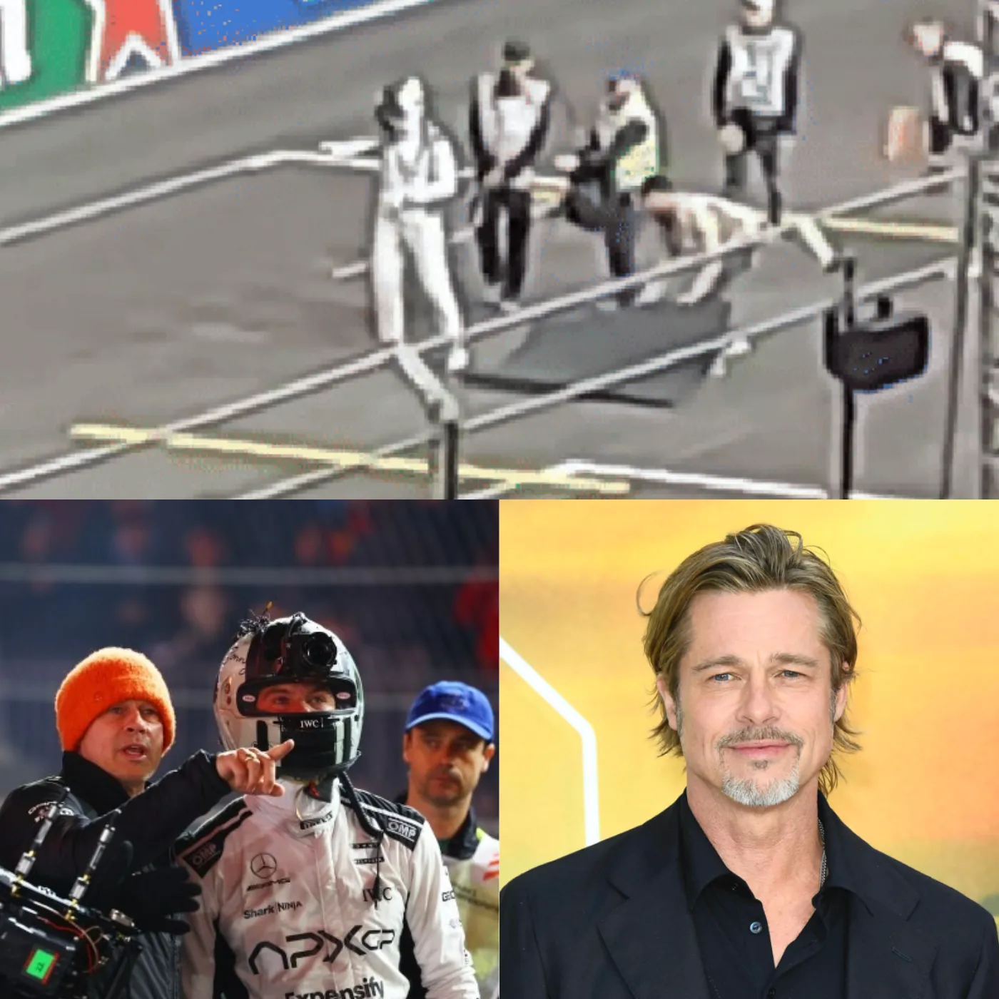 Brad Pitt Collapses on the Track After “Accident,” Truth Leaves Everyone Surprised