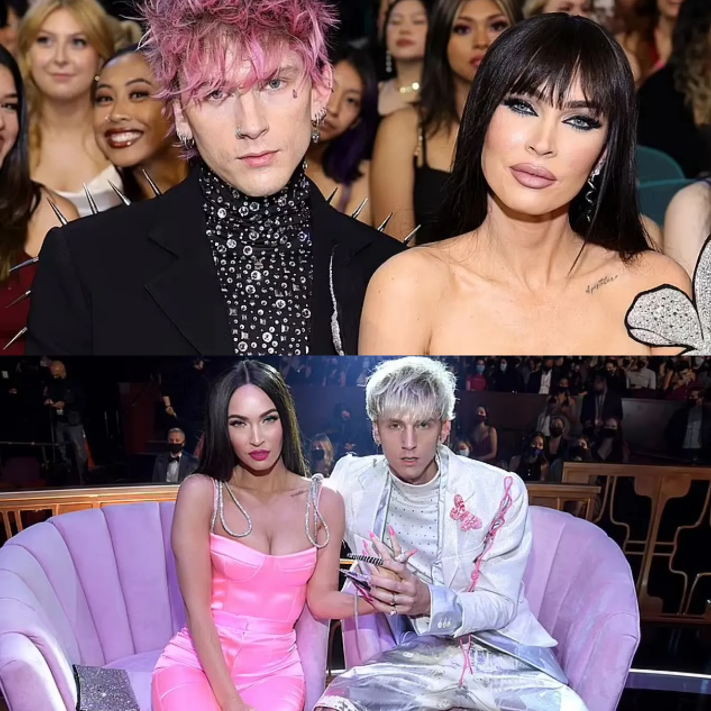 Megan Fox Pregnant: Shows Off Baby Bump in Sheer Gown Ahead of First Child with MGK