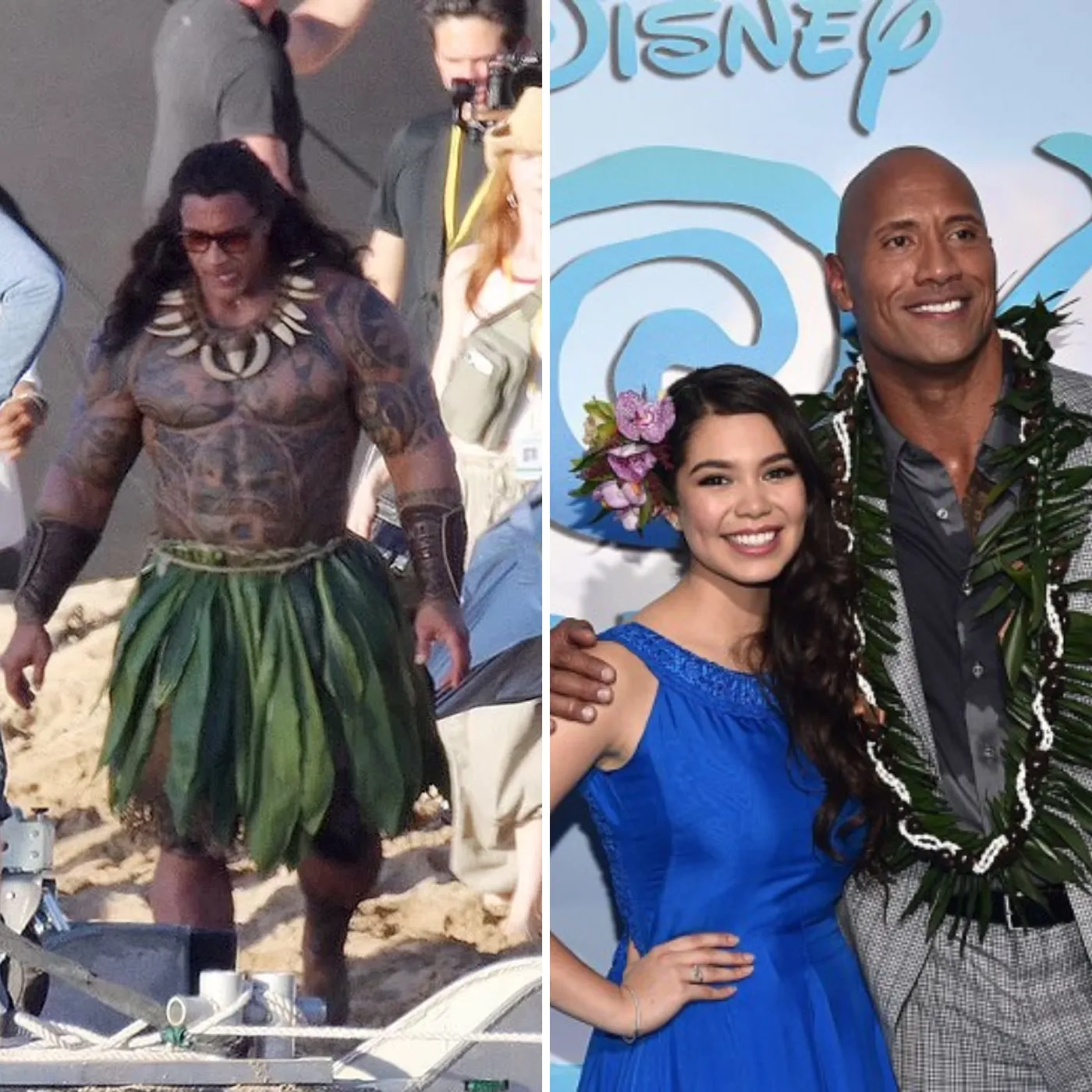 Dwayne Johnson Confirms He's Wearing a 'Bulked Up' Bodysuit in Live Action Moana Set Photos