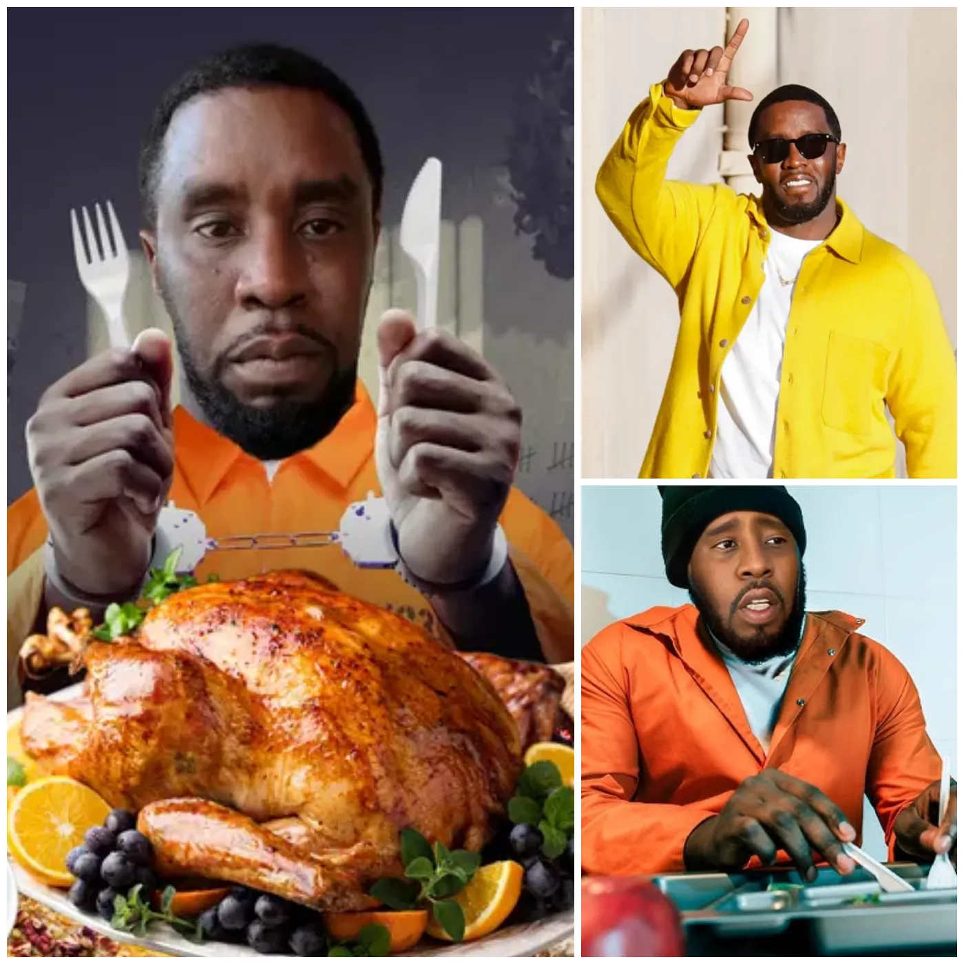 Diddy’s Thanksgiving Menu Behind Bars.