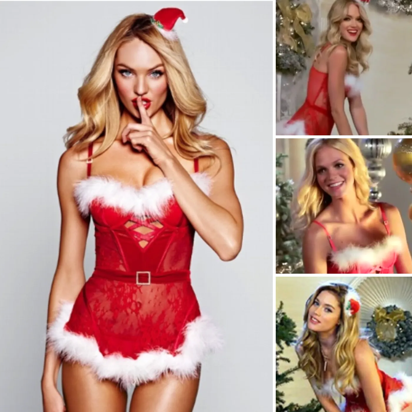 Candice Swanepoel: The Victoria's Secret Angel Celebrates the Holidays in a Gorgeous Outfit