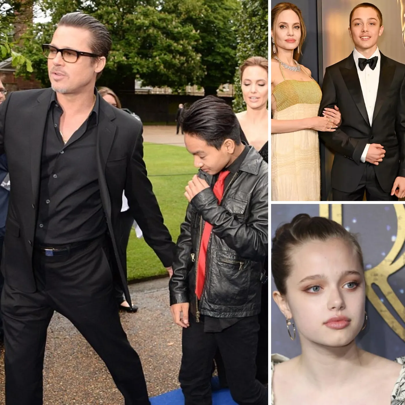 Knox and Vivienne Jolie-Pitt appear in front of the camera, a sign of entering showbiz